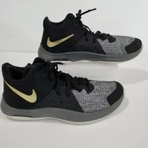 Nike | Shoes | Nike Air Versitile Iii Black Mesh Mid Top 